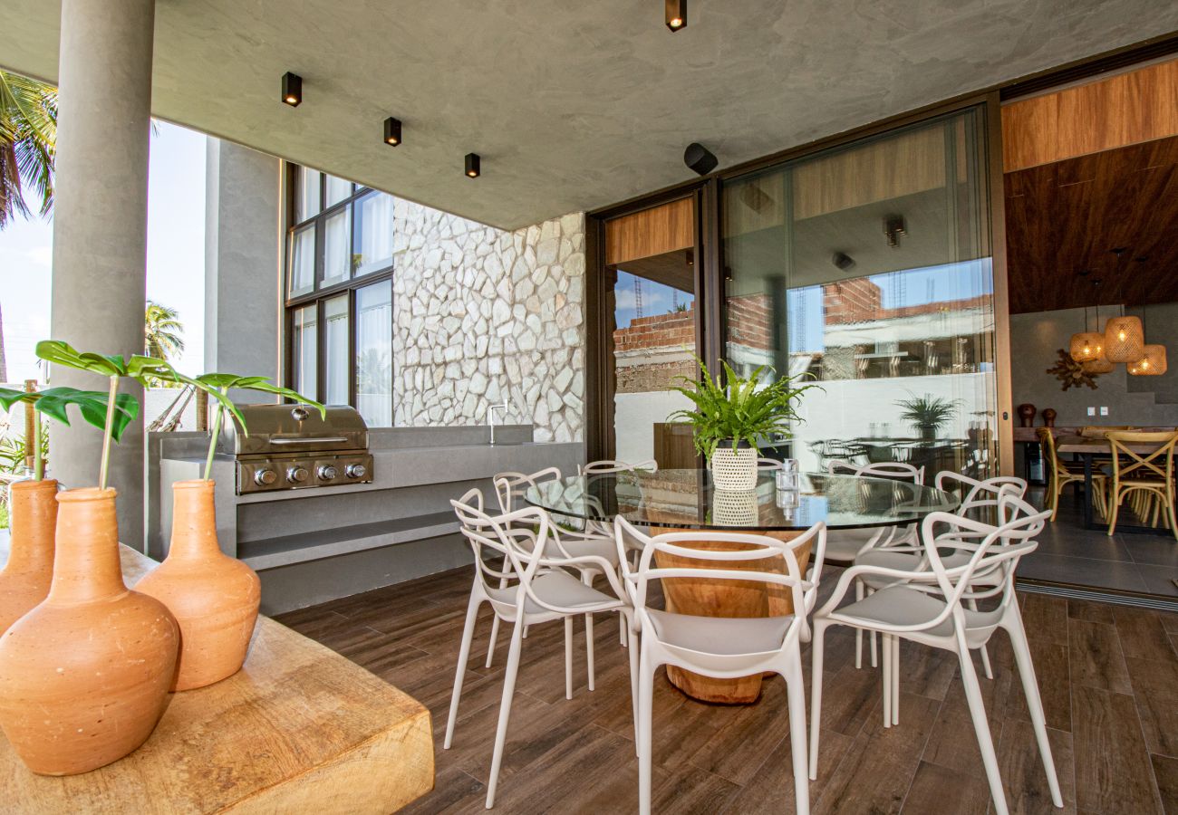Casa en São Miguel dos Milagres - Casa en condominio junto al mar para 12 personas