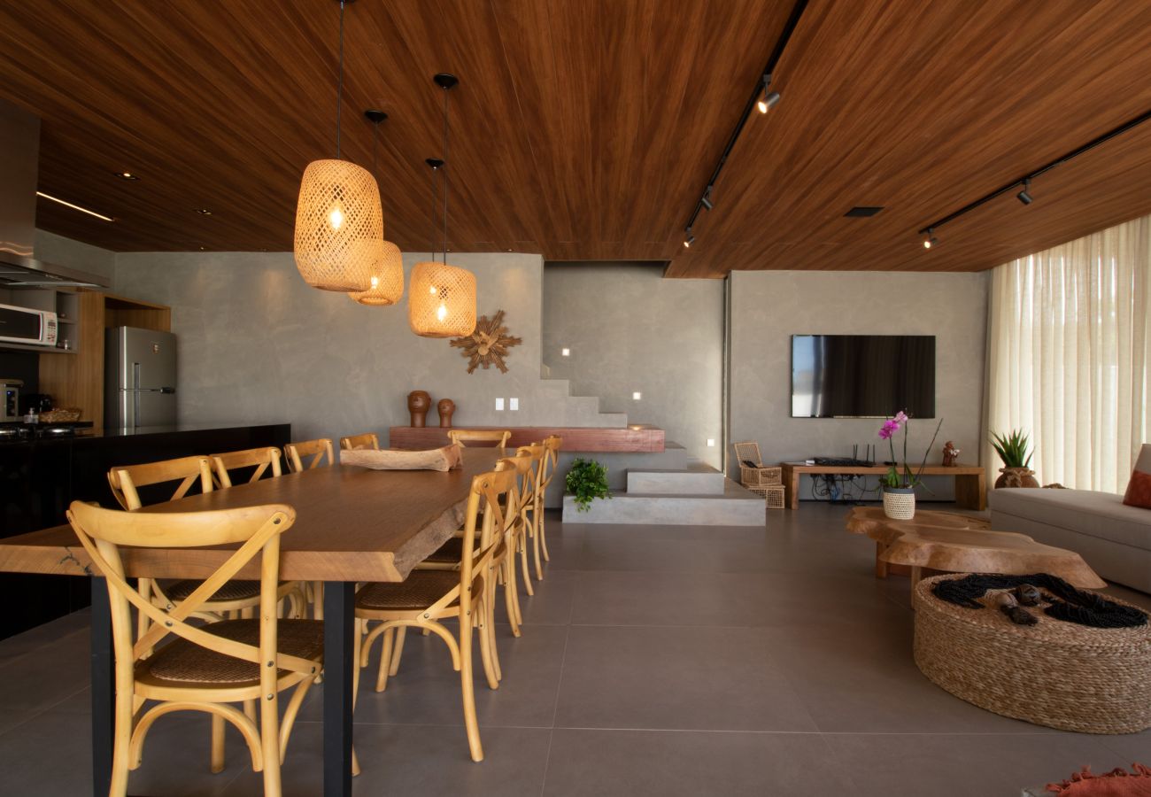 Casa en São Miguel dos Milagres - Casa en condominio junto al mar para 12 personas