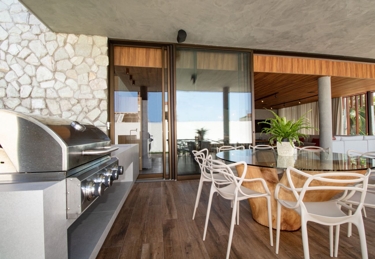 Casa en São Miguel dos Milagres - Casa en condominio junto al mar para 12 personas