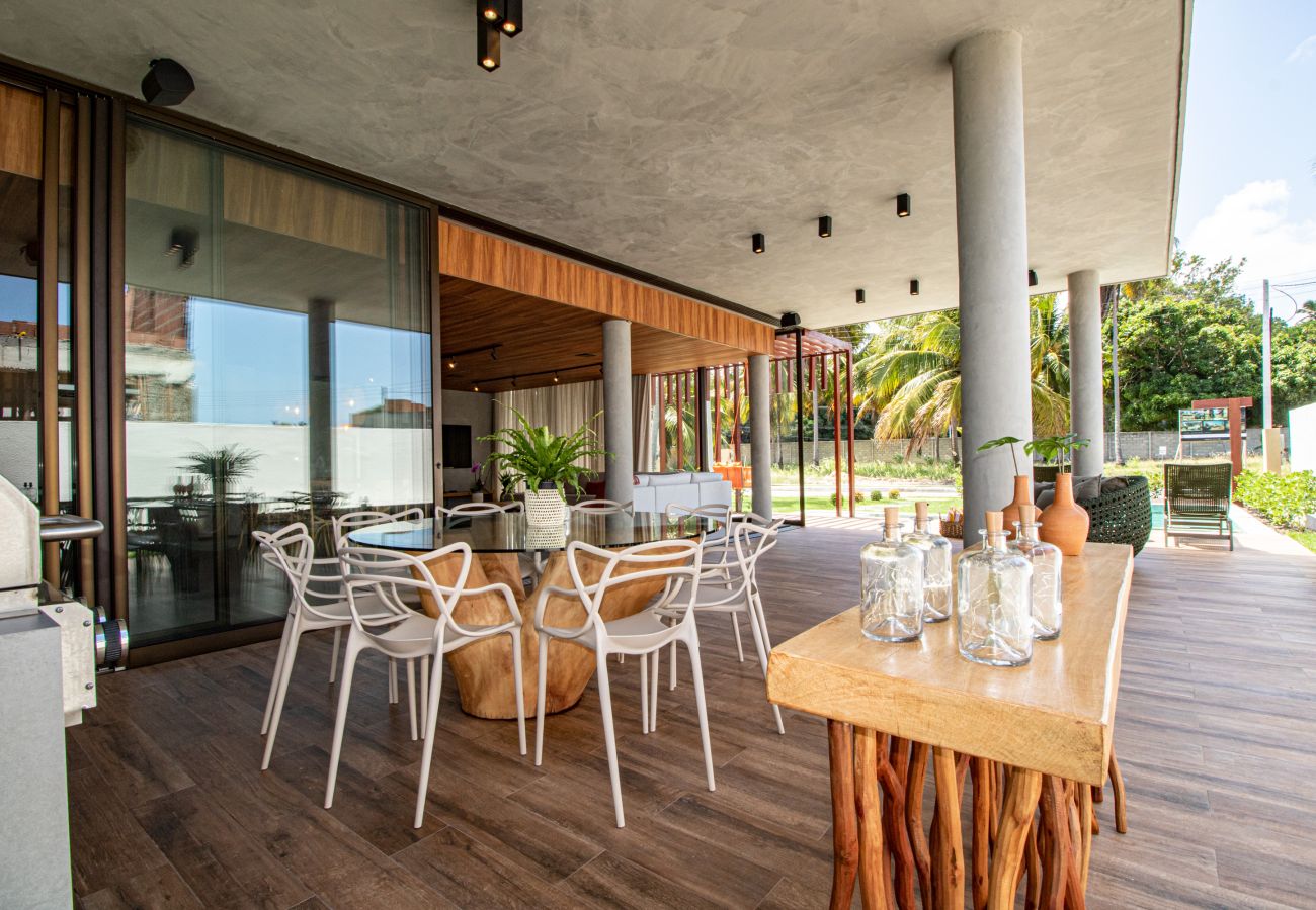 Casa en São Miguel dos Milagres - Casa en condominio junto al mar para 12 personas
