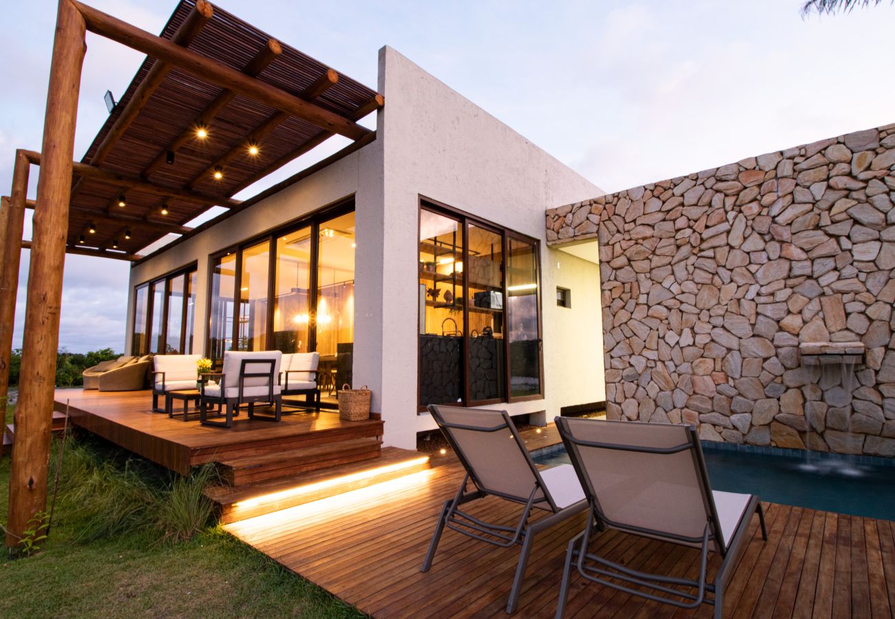 Casa rural en Barra de São Miguel -  Casa de Campo Con Río Privado
