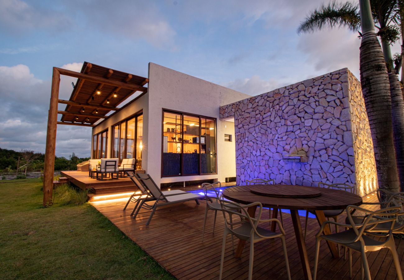Casa rural en Barra de São Miguel -  Casa de Campo Con Río Privado