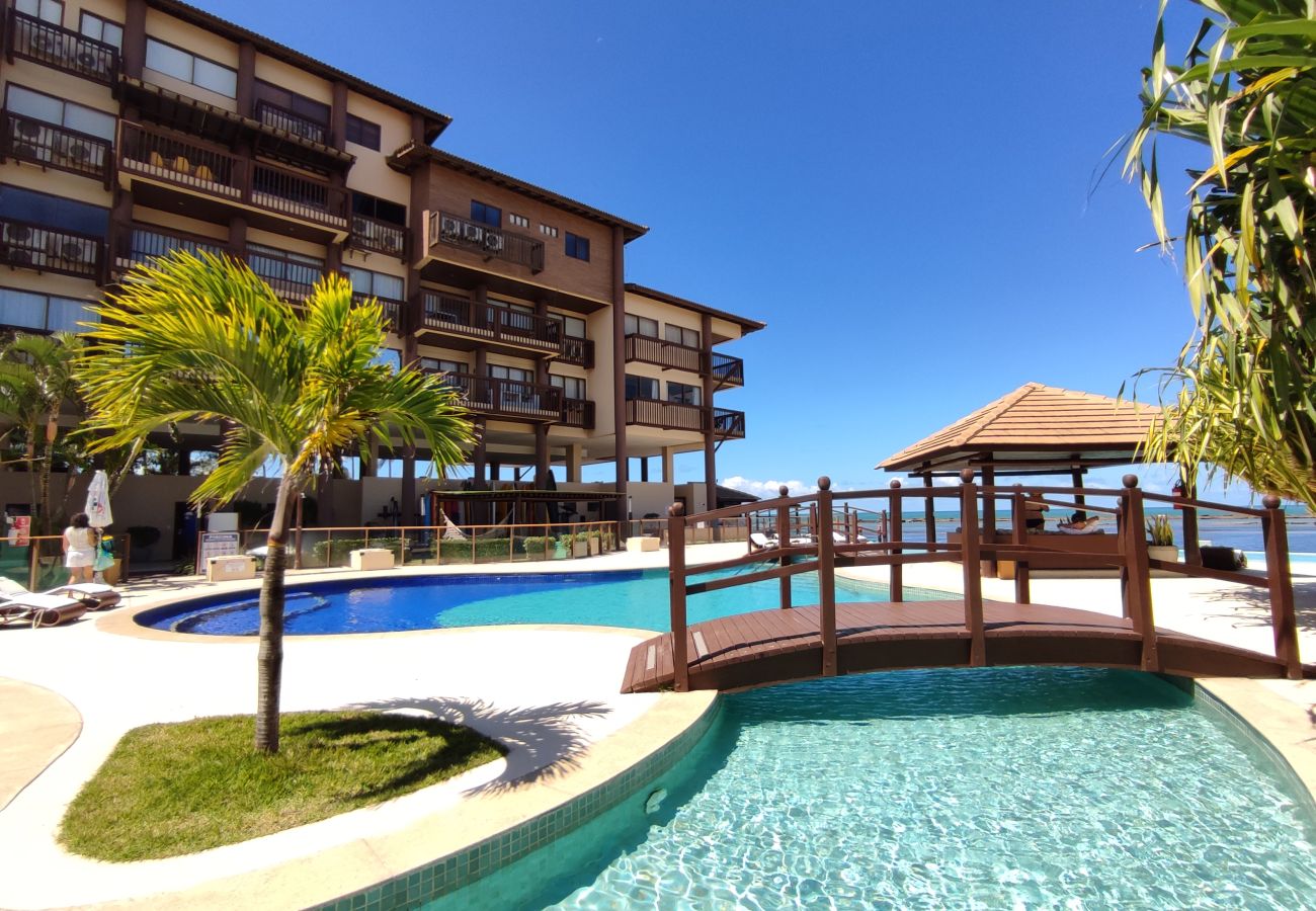 Apartamento en Barra de São Miguel - Barra Bali - Apartamento con balcón