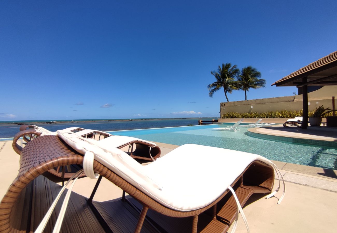 Apartamento en Barra de São Miguel - Barra Bali - Apartamento con balcón