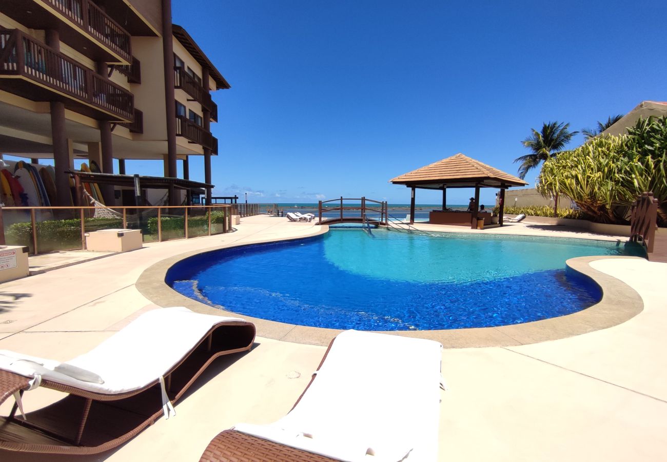Apartamento en Barra de São Miguel - Barra Bali - Apartamento con balcón