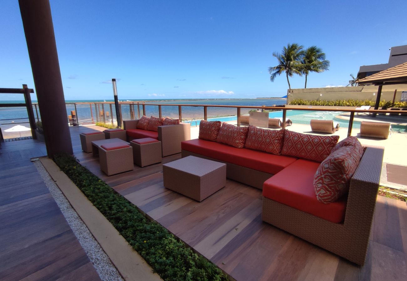Apartamento en Barra de São Miguel - Barra Bali - Apartamento con balcón