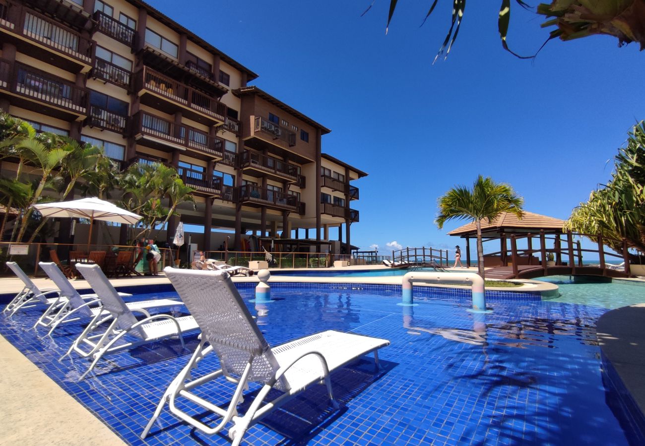 Apartamento en Barra de São Miguel - Barra Bali - Apartamento con balcón