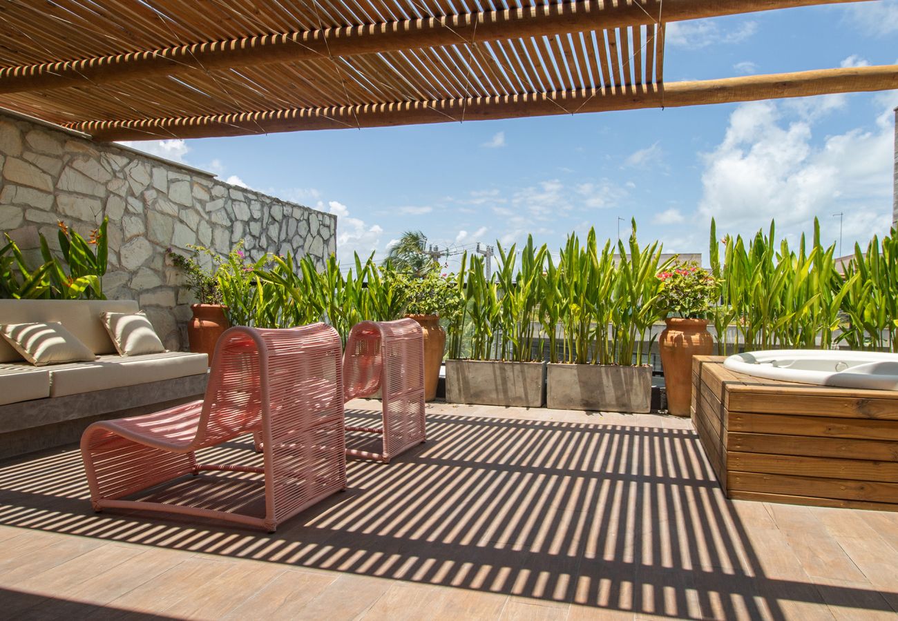 Casa en Porto de Pedras - Casa 3 Suites Piscina y Jacuzzi  para hasta 9 personas