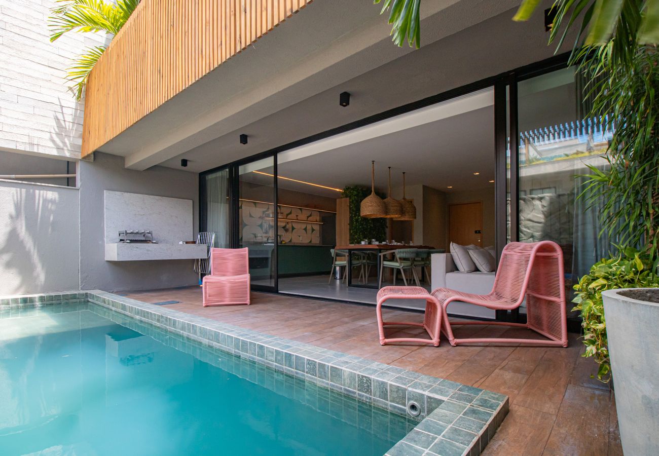 Casa en Porto de Pedras - Casa 3 Suites Piscina y Jacuzzi  para hasta 9 personas