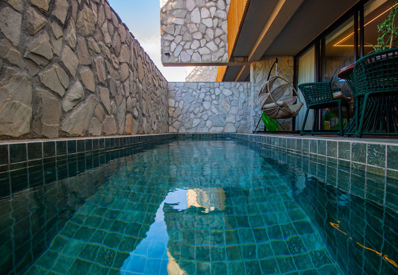 Casa en Porto de Pedras - Tríplex de 3 suites con piscina e hidromasaje para hasta 12 personas