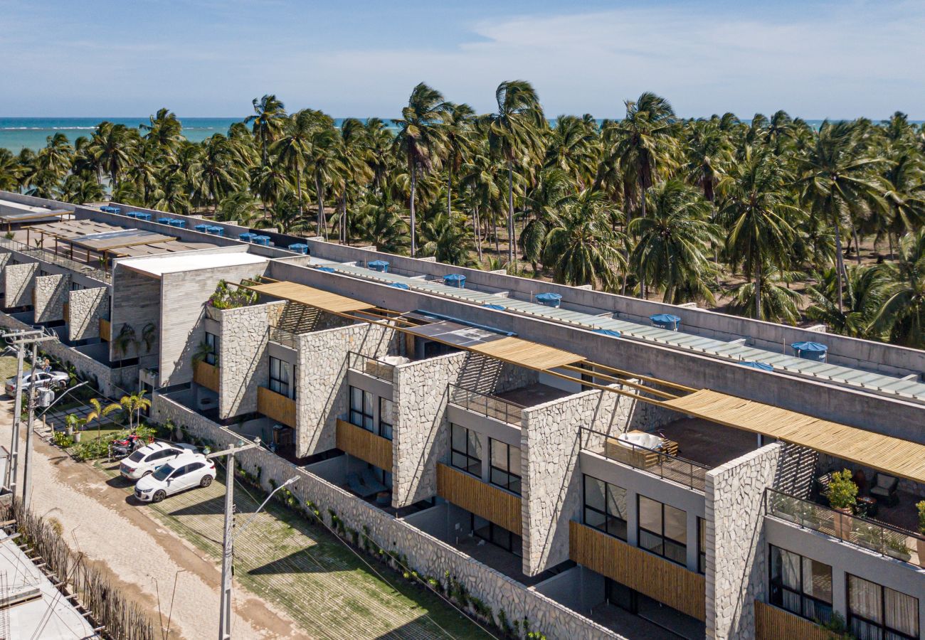 Casa en Porto de Pedras - Tríplex de 3 suites con piscina e hidromasaje para hasta 12 personas