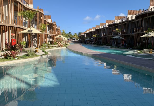 Apartamento en Porto de Pedras - Estudio Cond. Acceso a la playa para 04 personas.