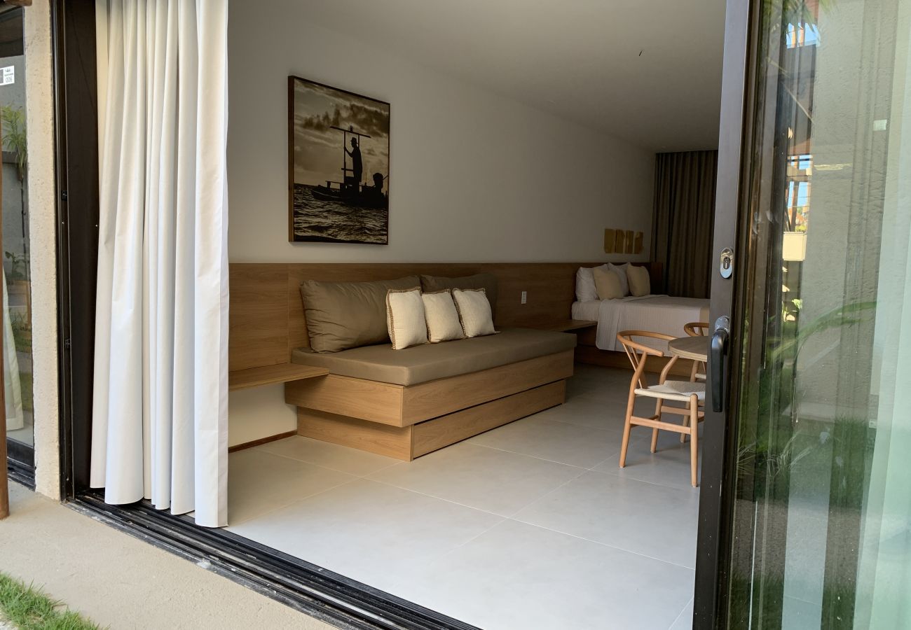 Apartamento en Porto de Pedras - Estudio Cond. Acceso a la playa para 04 personas.