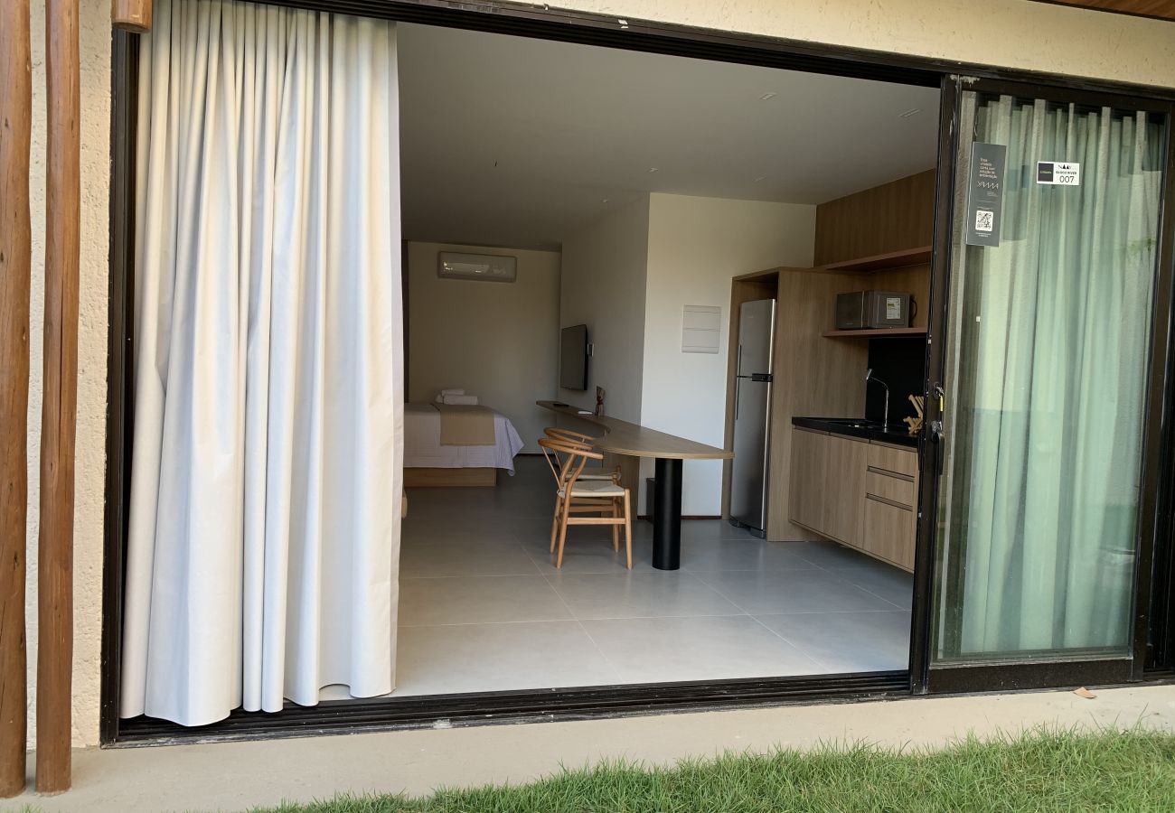 Apartamento en Porto de Pedras - Estudio Cond. Acceso a la playa para 04 personas.