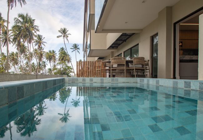 Apartamento en Maceió -  Apartamento 03 Dormitorios Pie en la Arena con Piscina Privada
