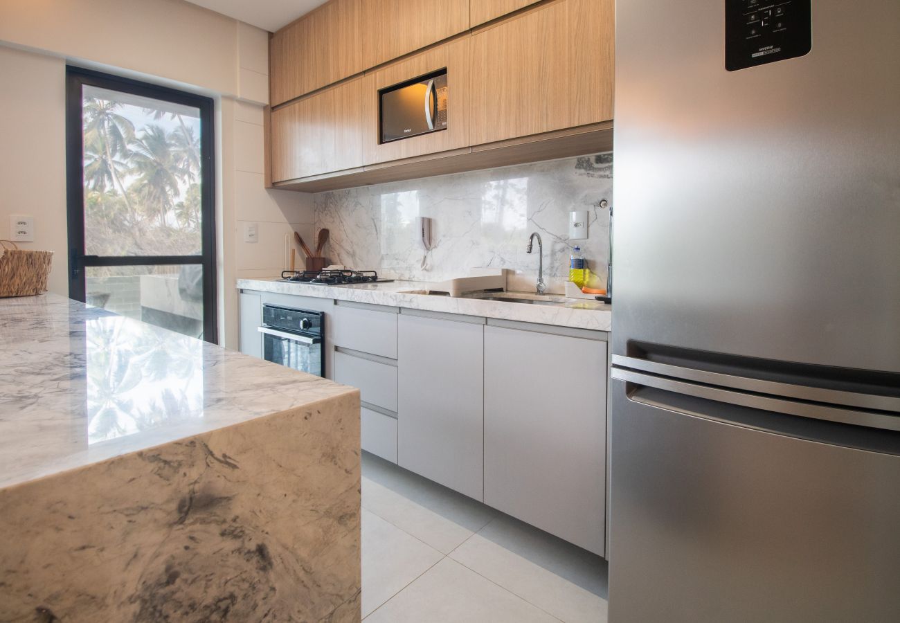 Apartamento en Maceió -  Apartamento 03 Dormitorios Pie en la Arena con Piscina Privada