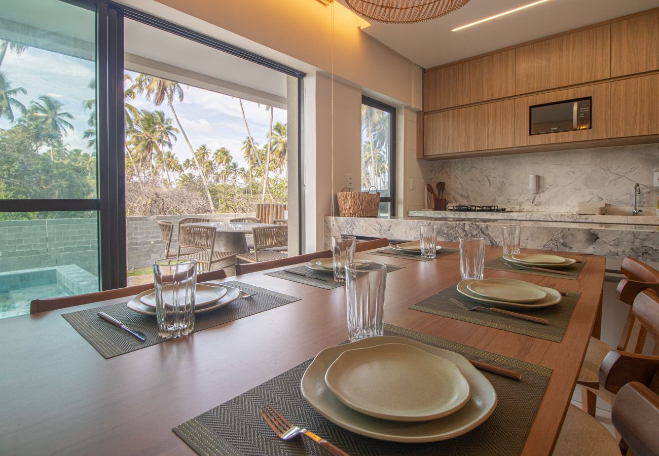 Apartamento en Maceió -  Apartamento 03 Dormitorios Pie en la Arena con Piscina Privada