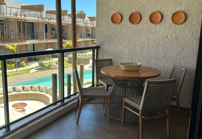 Apartamento en Porto de Pedras - Apartamento con jacuzzi y acceso a la playa para 6 personas