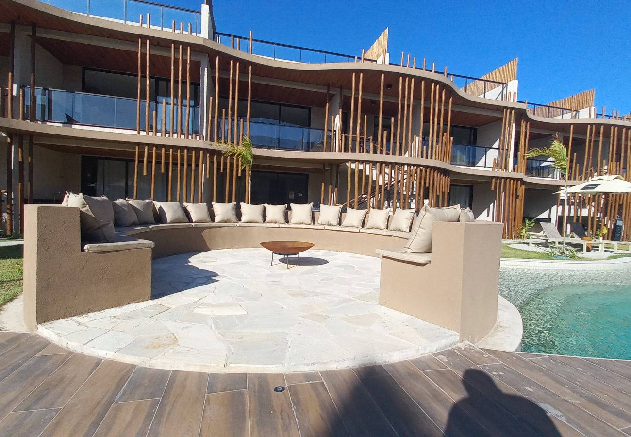 Apartamento en Porto de Pedras - Apartamento con jacuzzi y acceso a la playa para 6 personas