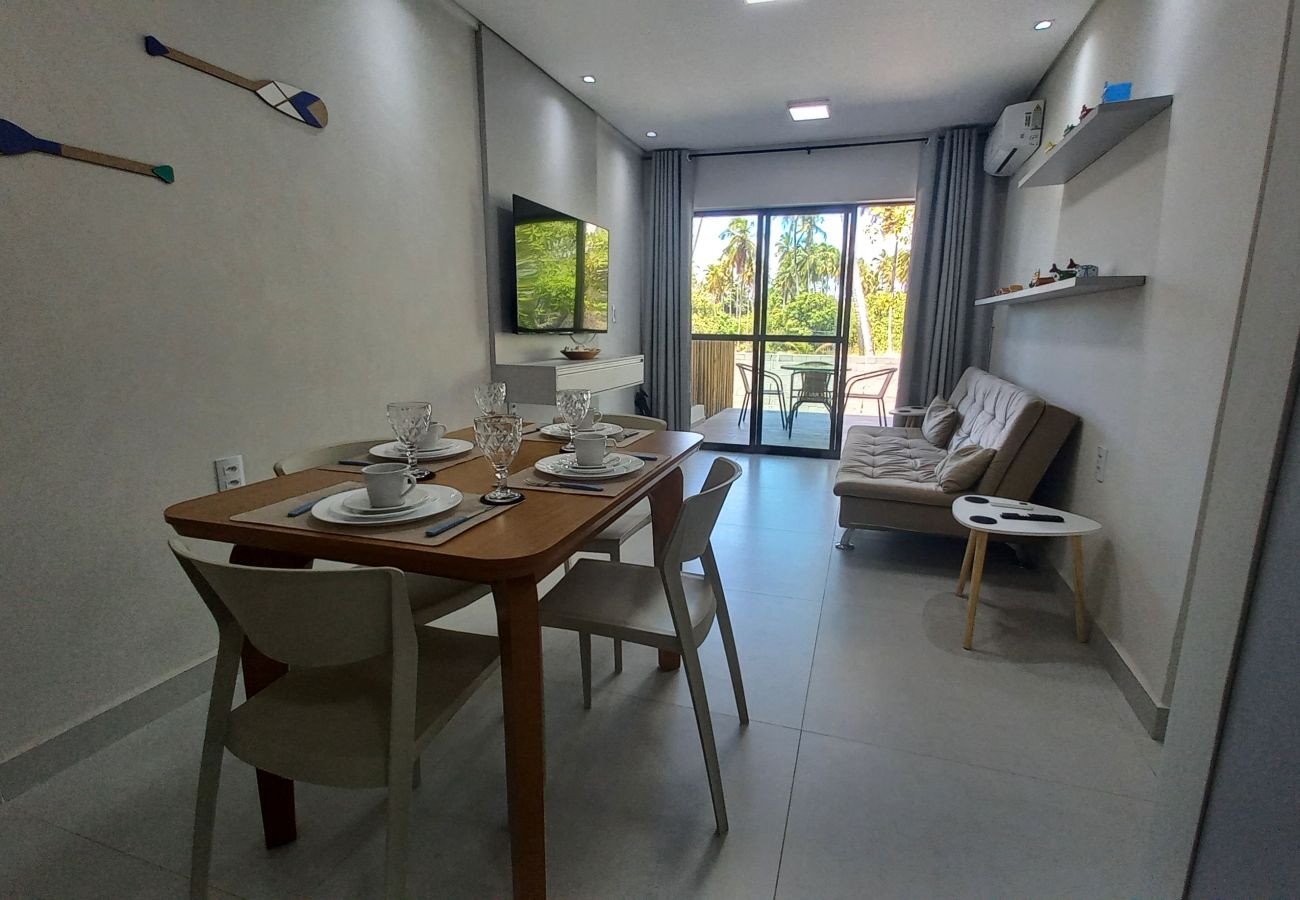 Apartamento en Maceió - Apartamento Pé na Areia en Resort con piscina privada