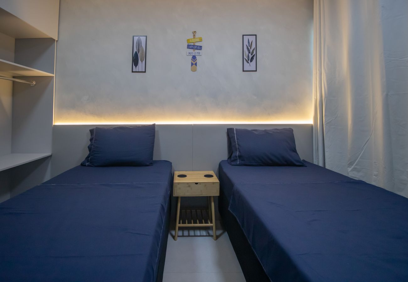 Apartamento en Maceió - Apartamento Pé na Areia en Resort con piscina privada