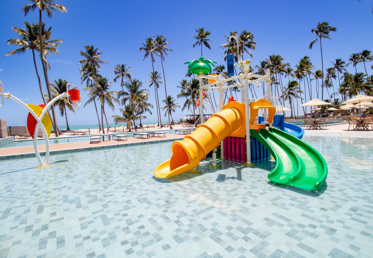 Apartamento en Maceió - Apartamento Pé na Areia en Resort con piscina privada