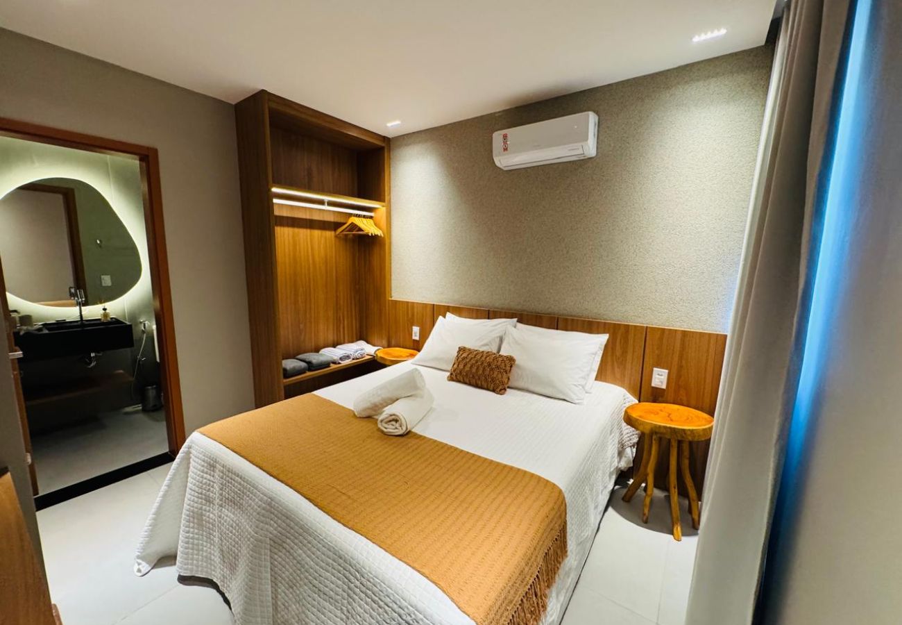 Apartamento en Porto de Pedras - Apartamento Dúplex con Acceso a la Playa para 6 Personas