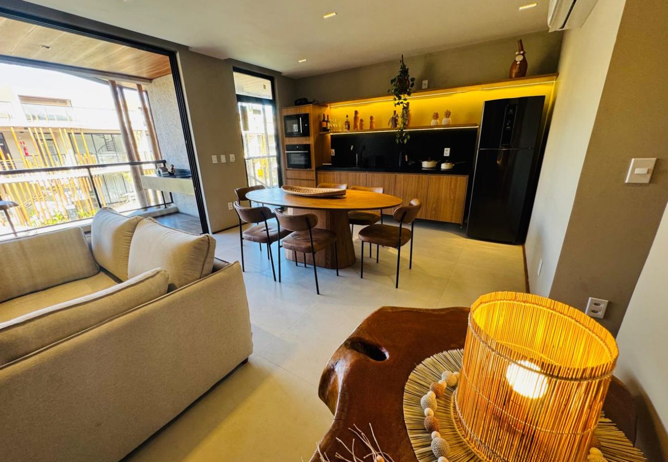 Apartamento en Porto de Pedras - Apartamento Dúplex con Acceso a la Playa para 6 Personas