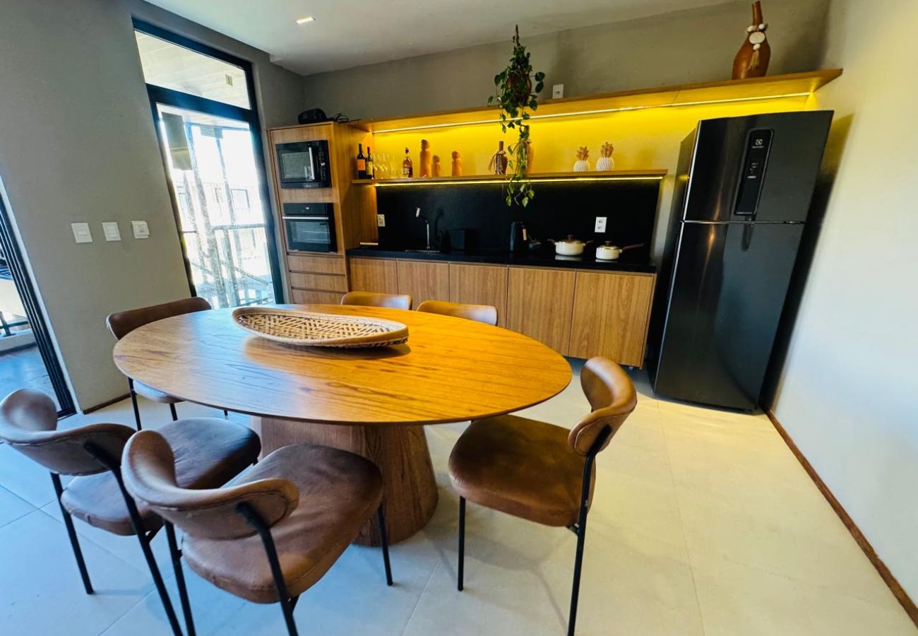 Apartamento en Porto de Pedras - Apartamento Dúplex con Acceso a la Playa para 6 Personas