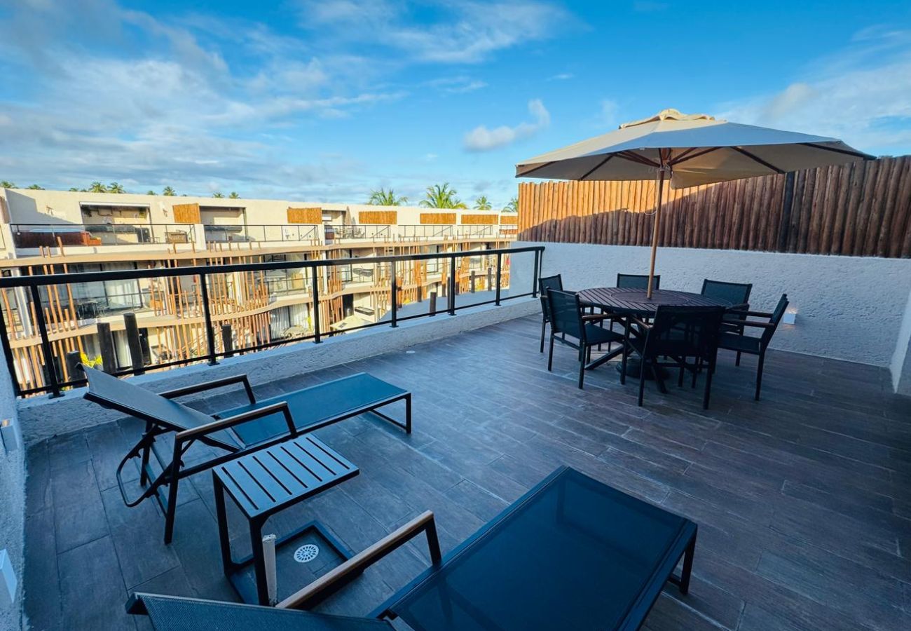 Apartamento en Porto de Pedras - Apartamento Dúplex con Acceso a la Playa para 6 Personas