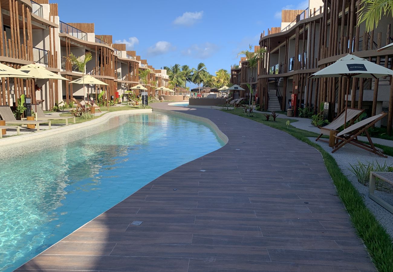 Apartamento en Porto de Pedras - Apartamento Dúplex con Acceso a la Playa para 6 Personas