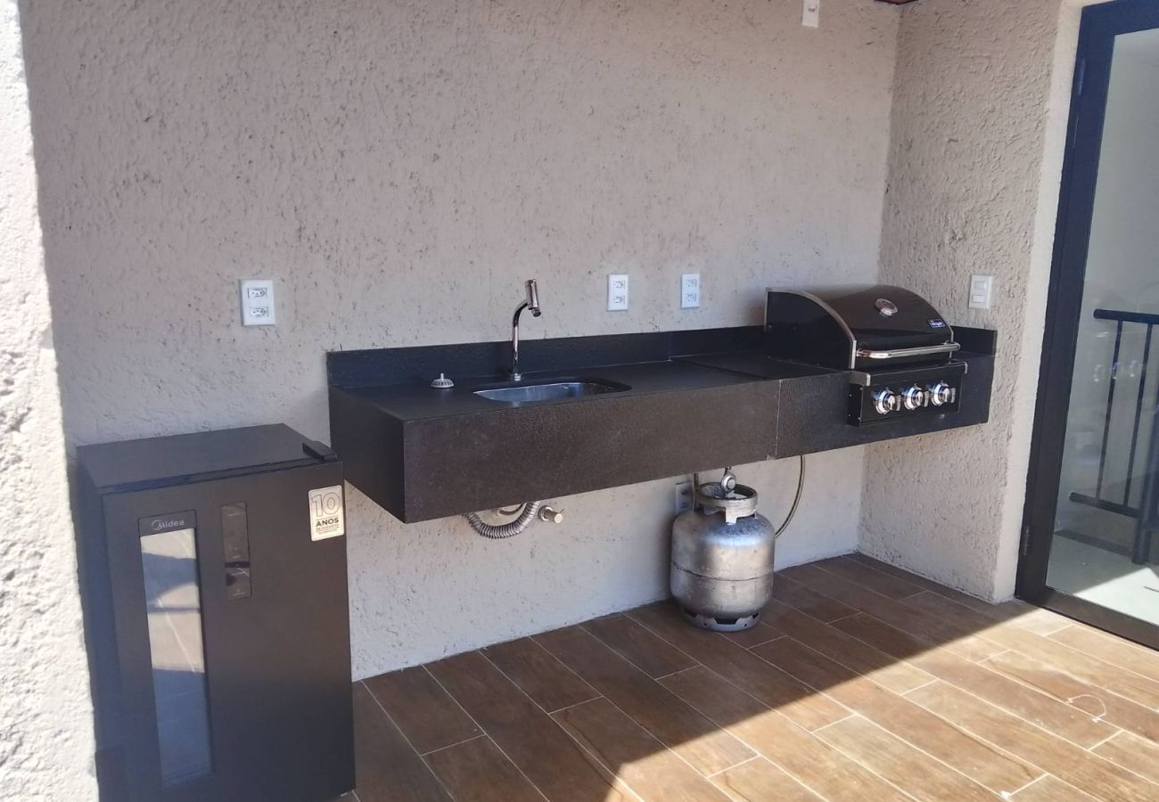 Apartamento en Porto de Pedras - Dúplex en urbanización cerrada, a 150m de la playa, capacidad para 6 personas