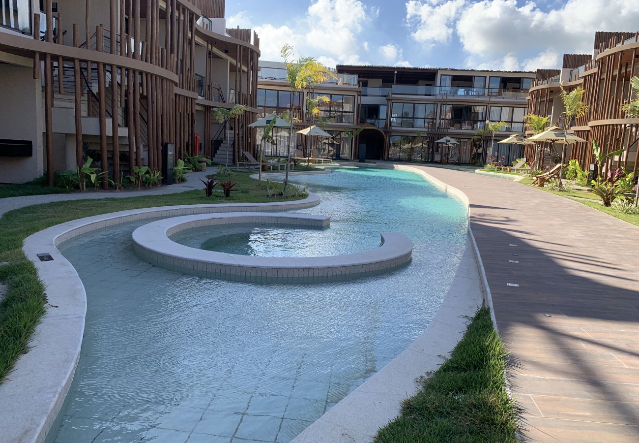 Apartamento en Porto de Pedras - Dúplex en urbanización cerrada, a 150m de la playa, capacidad para 6 personas