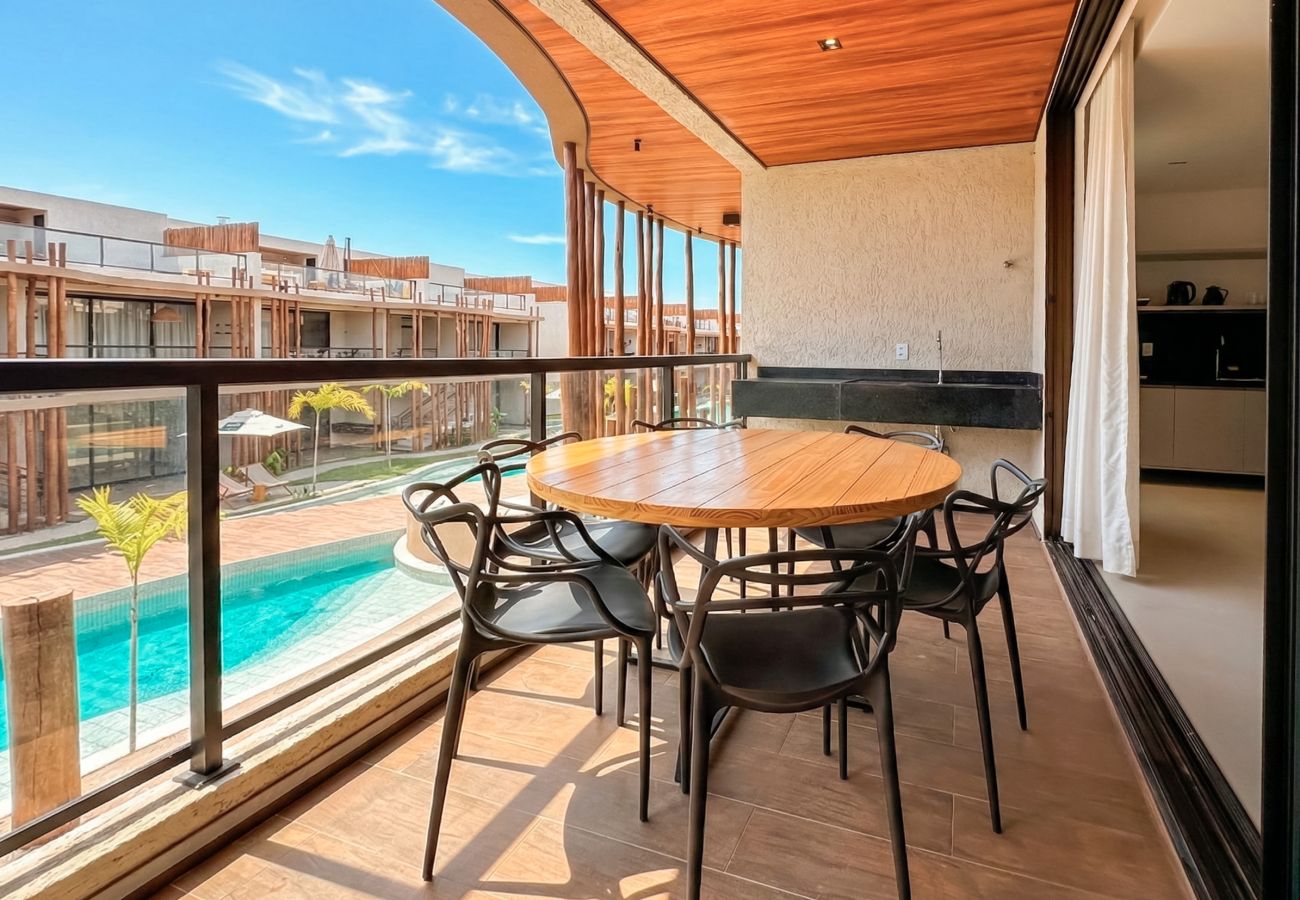 Apartamento en Porto de Pedras - Apartamento en condominio. Acceso a la playa para 5 personas