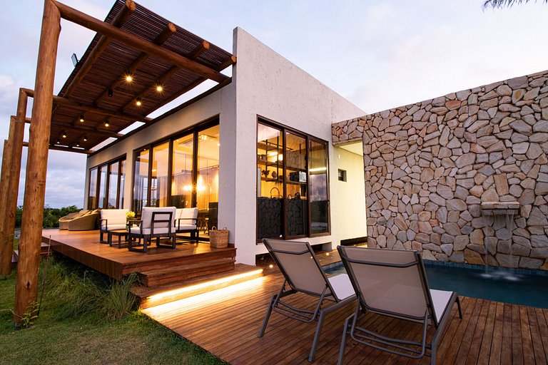 Casa De Campo Com Rio Privativo
