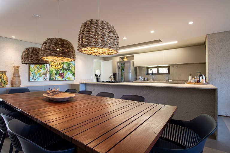 Seaside House in Milagres for 13 People