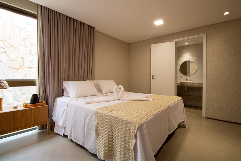 Seaside House in Milagres for 13 People