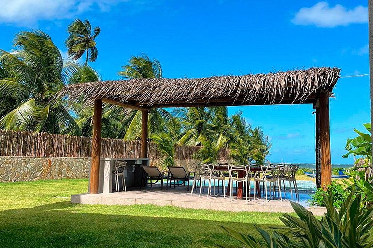Seaside House in Milagres for 13 People