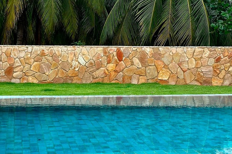 Seaside House in Milagres for 13 People