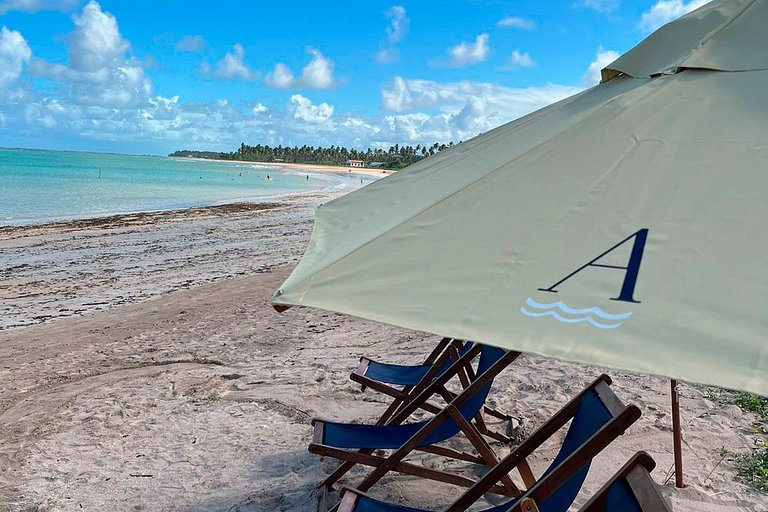 Casa Beira Mar em Milagres Para 13 Pessoas