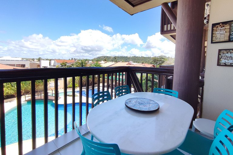 Barra Bali - Pé na areia com Vista Mar