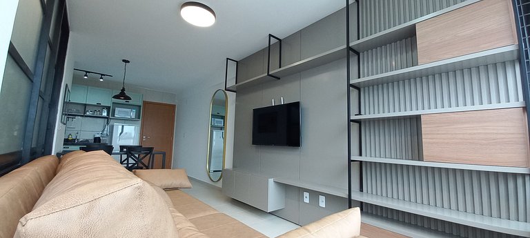 Apartamento Até 04 hóspedes 04 Minutos da Praia