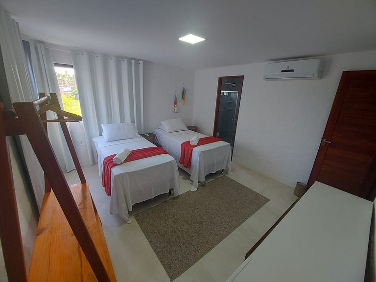 Casa Milagres 03 suítes - a 300m da Praia