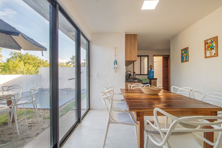 Casa Milagres 03 suites 300m from the beach