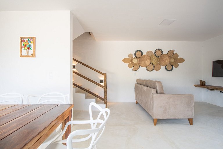Casa Milagres 03 suítes - a 300m da Praia