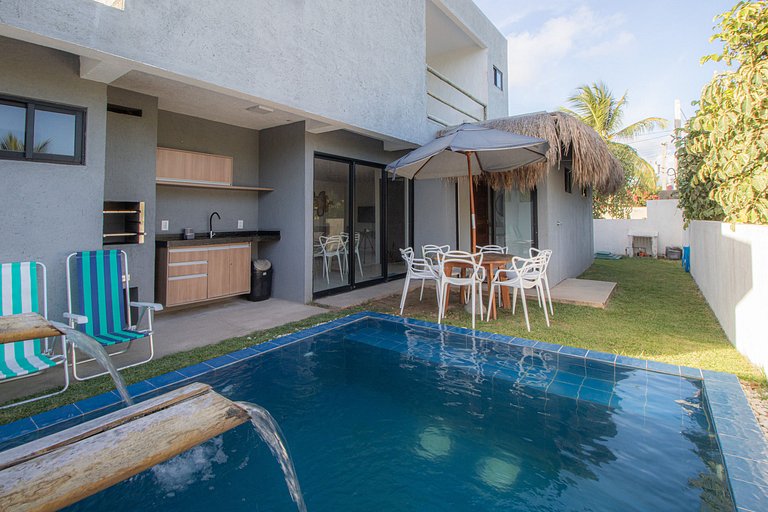 Casa Milagres 03 suites a 300m de la playa