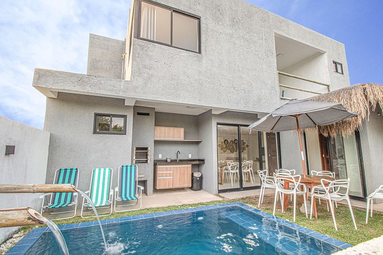 Casa Milagres 03 suites 300m from the beach