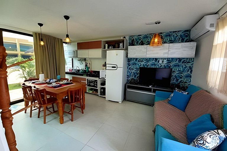 House in condominium 5 minutes from the beach