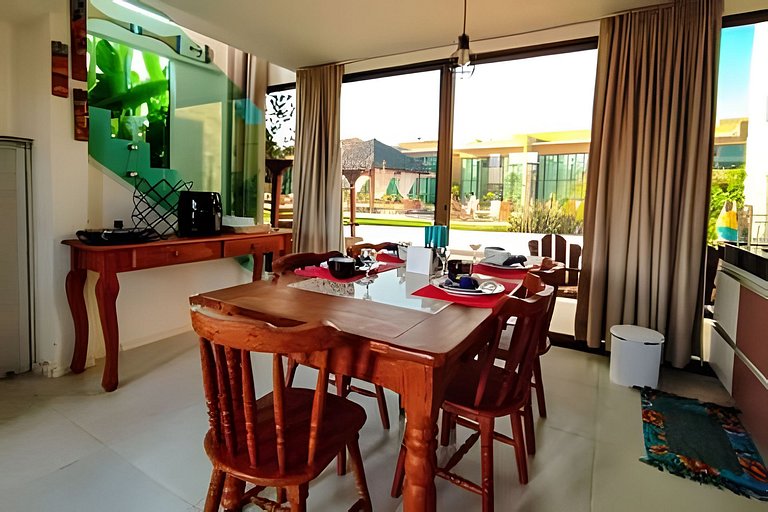 Casa em condomínio até 05 pessoas a 5min da Praia