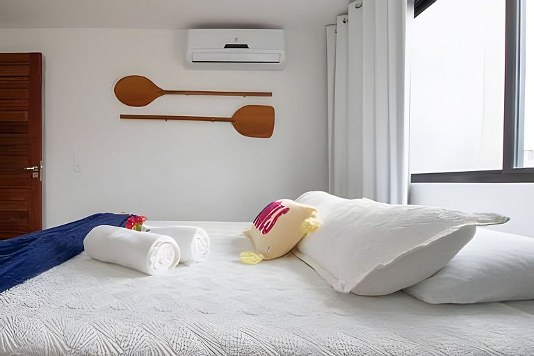 Casa Milagres 03 suites 300m de la playa